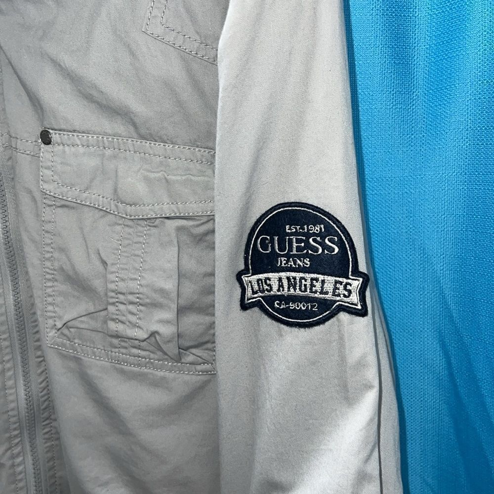 Guessperformance Jacket Gray Blue - image 2